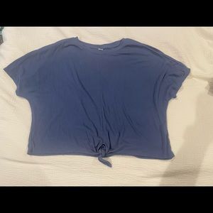 Old Navy athletic tee with knotted front